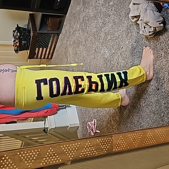 STUNNING VINTAGE VS PINK YELLOW TRACKPANTS - Picture 3 of 11